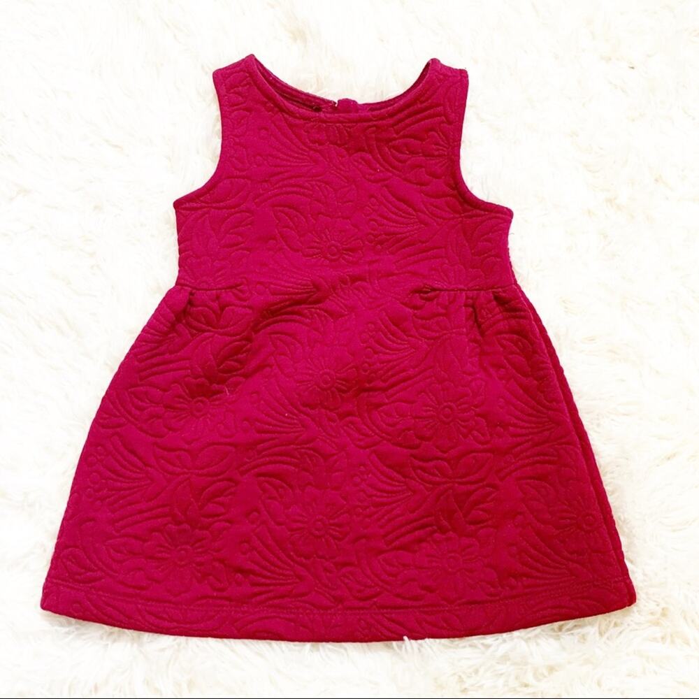 OshKosh BGosh Pink Floral Jumper Dress Girls 12M